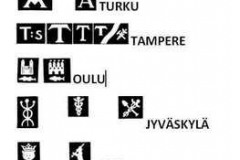Finland 20th c. Town Marks