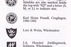 GERMAN MAKER'S & WHOLESALERS MARKS