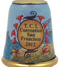 2012 "San Francisco" Halcyon Days Convention Thimble