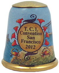 2012 "San Francisco" Halcyon Days Convention Thimble