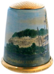 2014 "Kansas City, MO" Halcyon Days Thimble - Image 3