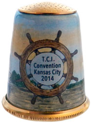2014 "Kansas City, MO" Halcyon Days Thimble