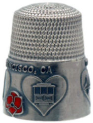 2012 "San Francisco, CA" Convention Thimble - Image 2